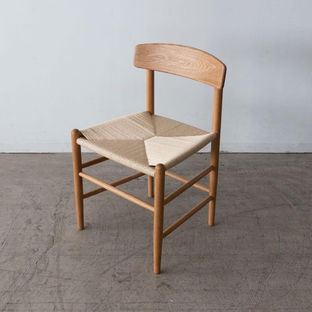 ダイニングチェア オーク材　ペーパーコード