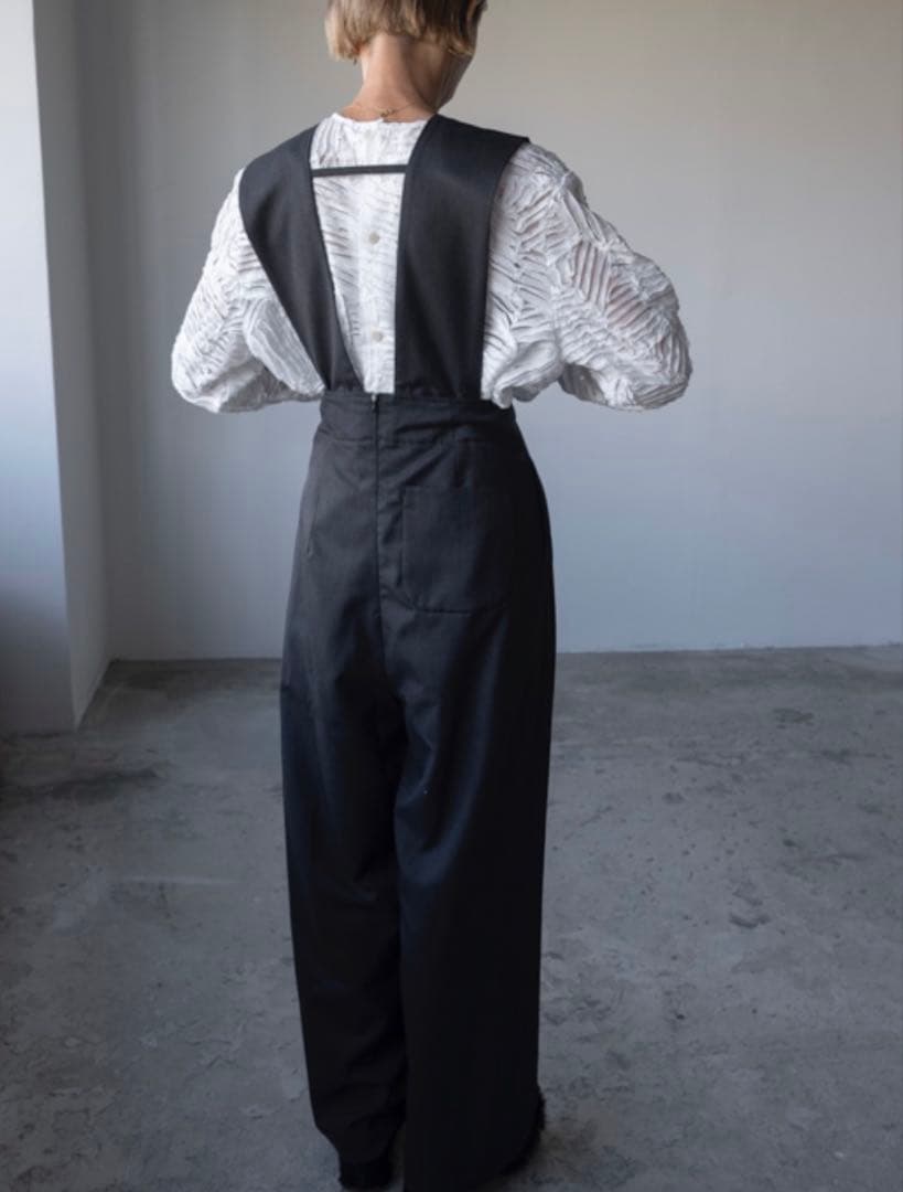 サロペット・オーバーオール・オールインワン SEEALL/ TASUKI PANTS (charcoal)