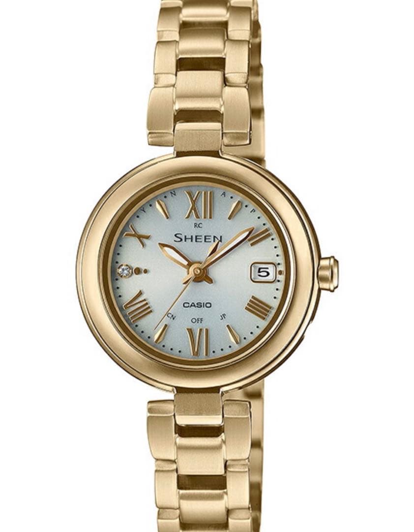 SHEEN チタンモデル 腕時計SHW-7100TG-7AJF 電波ソーラー