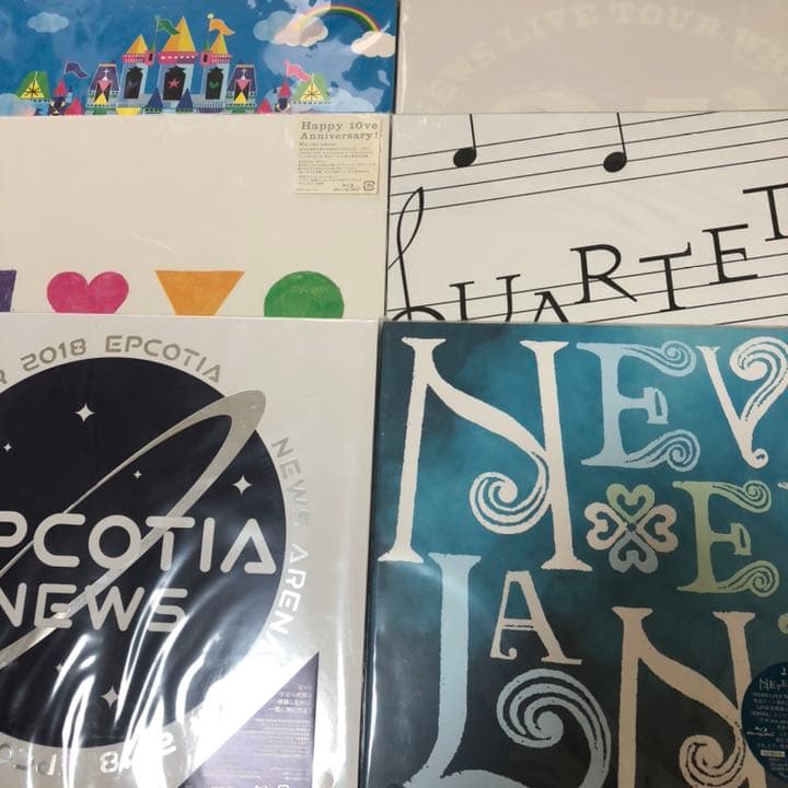 NEWS ライブ円盤６個セット
