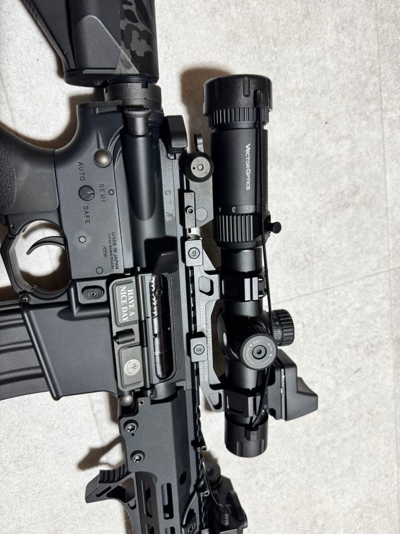 で*ん様 URG-I次世代電動ガン ブラック カスタムパーツ付き