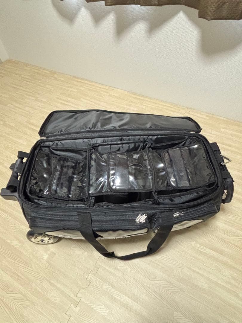 PRO-AM ABS ボウリング用キャリーバッグ ブラック 4個入れ