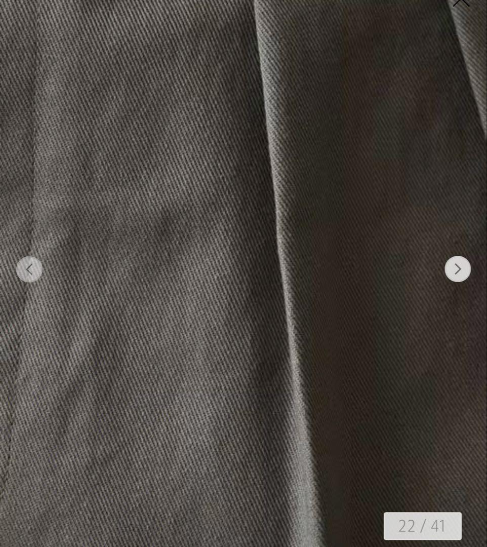 ＜Steven Alan＞ ドリル インツープリーツ ドレス トラウザーズ