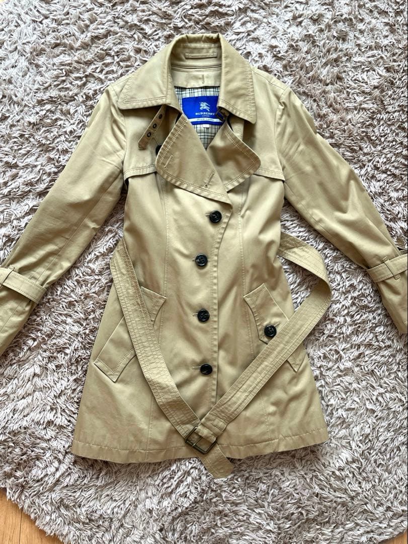 BURBERRY BLUE LABEL トレンチコート ベージュ