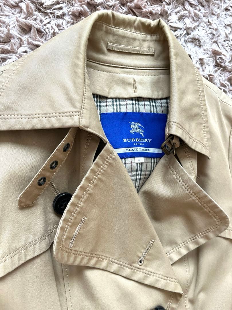 BURBERRY BLUE LABEL トレンチコート ベージュ