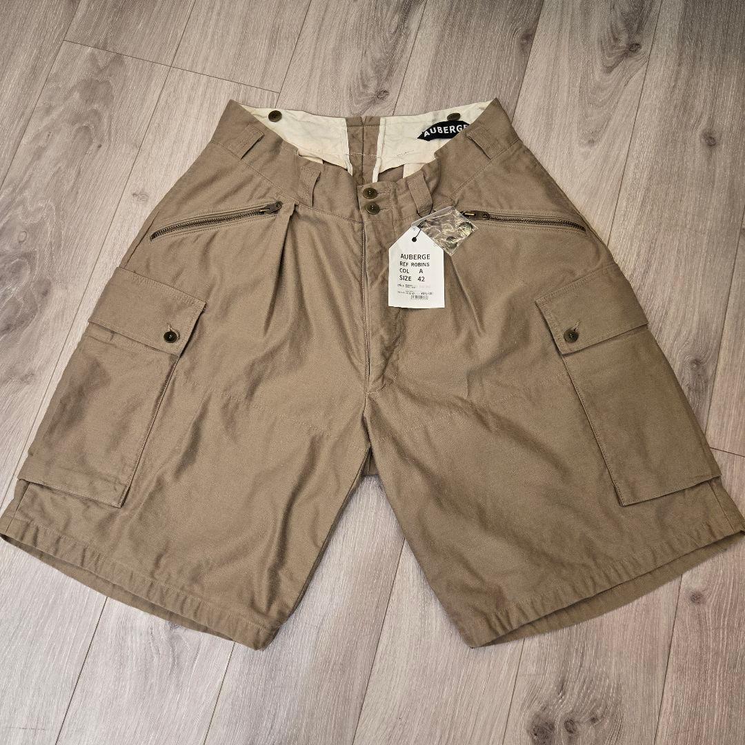 AUBERGE カーゴショートパンツ サイズ42 ベージュ