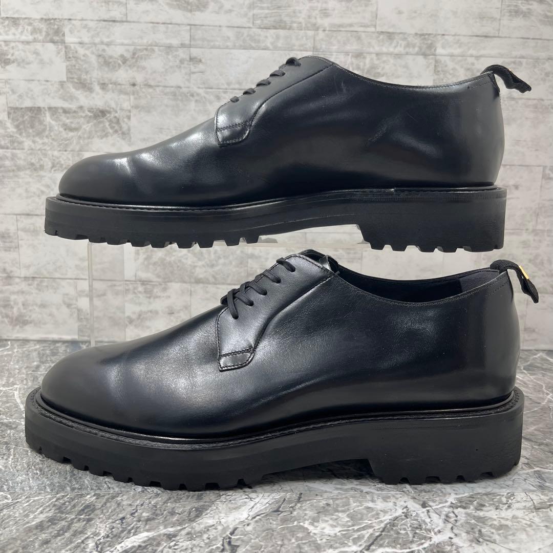 【極美品】 WH ヒロシツボウチ 干場義雅 別注 26 ドレスシューズ ブラック