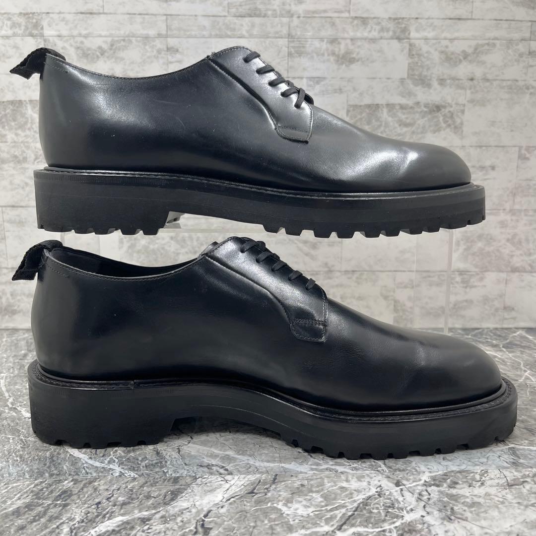 【極美品】 WH ヒロシツボウチ 干場義雅 別注 26 ドレスシューズ ブラック