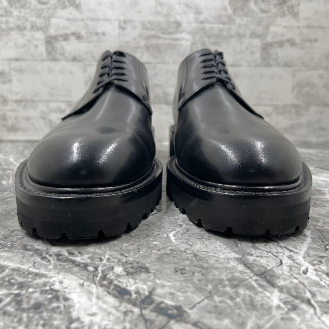 【極美品】 WH ヒロシツボウチ 干場義雅 別注 26 ドレスシューズ ブラック