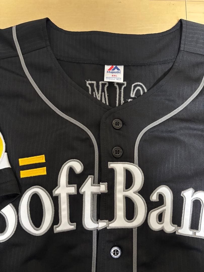 福岡ソフトバンクホークス 柳町達 ビジター ユニフォーム 2XL