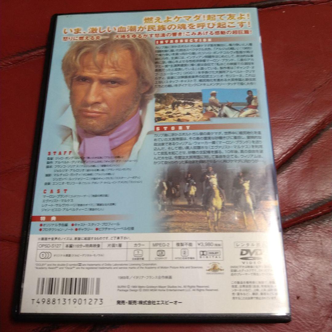 映画 ケマダの戦い DVD マーロン・ブランド BURN