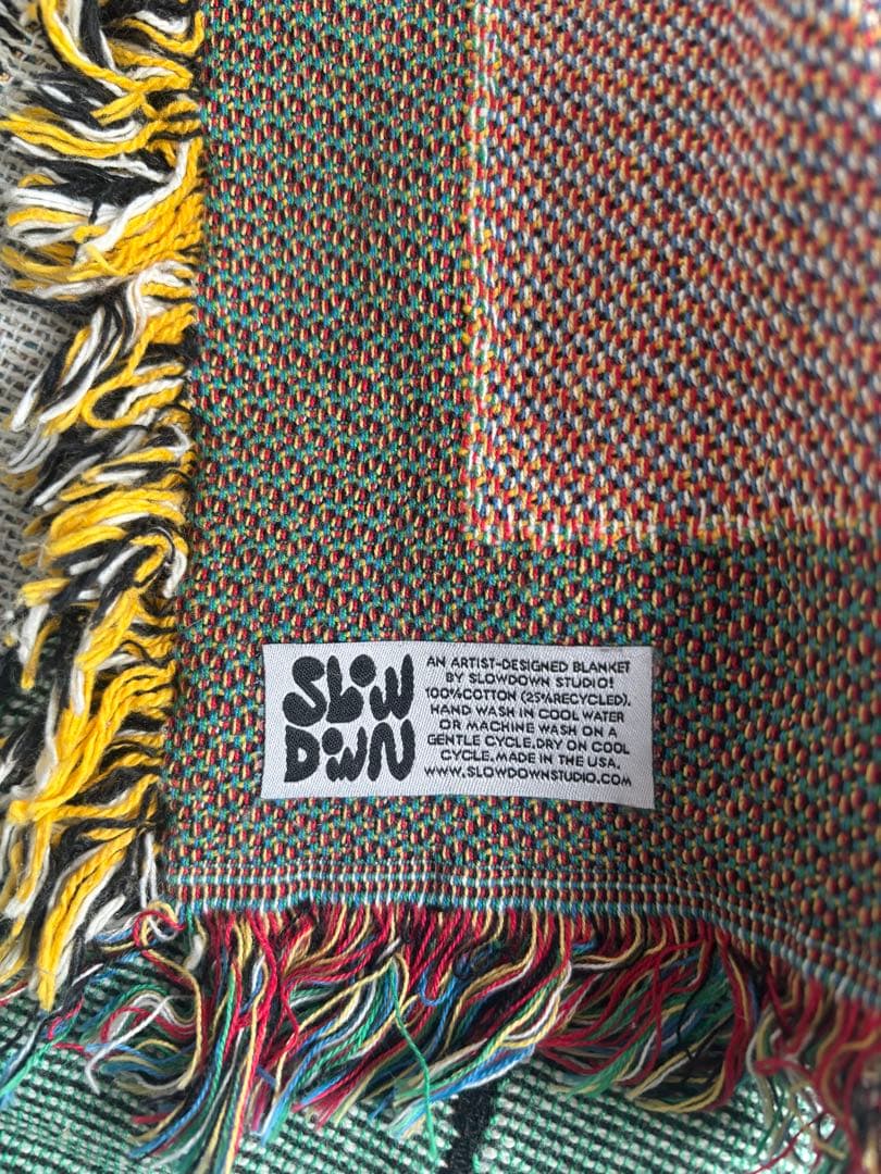 Slowdown Studio Weeds throw ブランケット