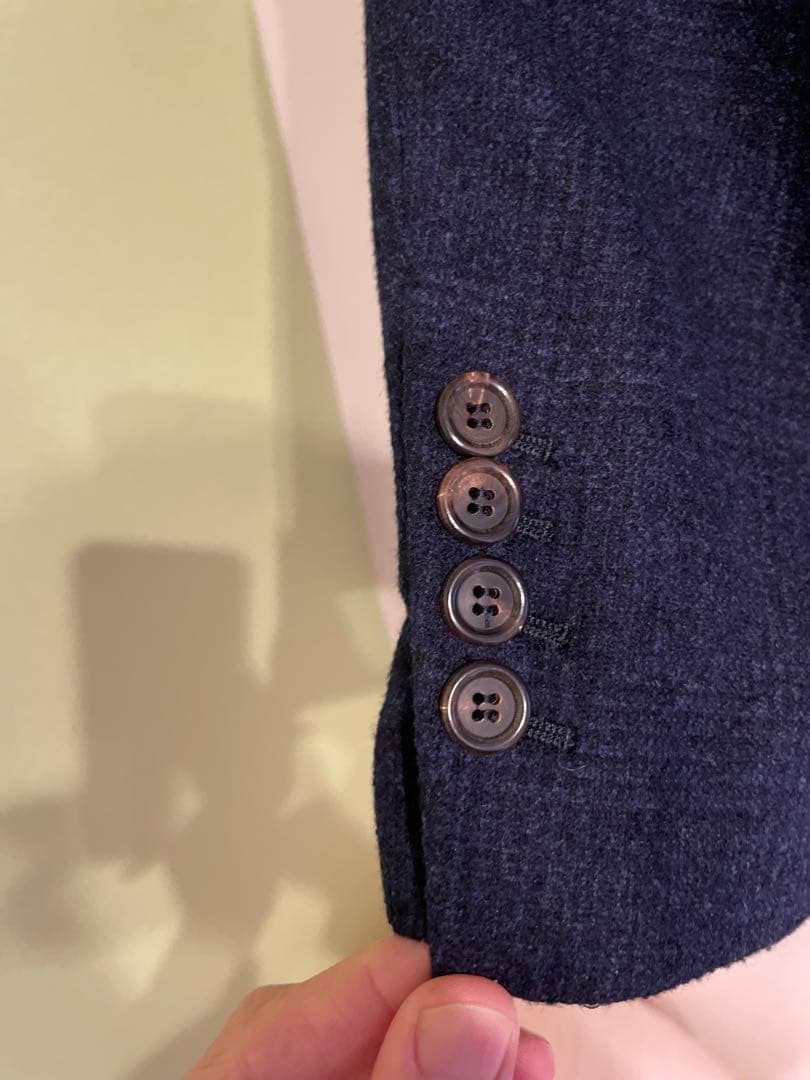 美品BRUNELLO CUCINELLI テーラードジャケット 44 ネイビー