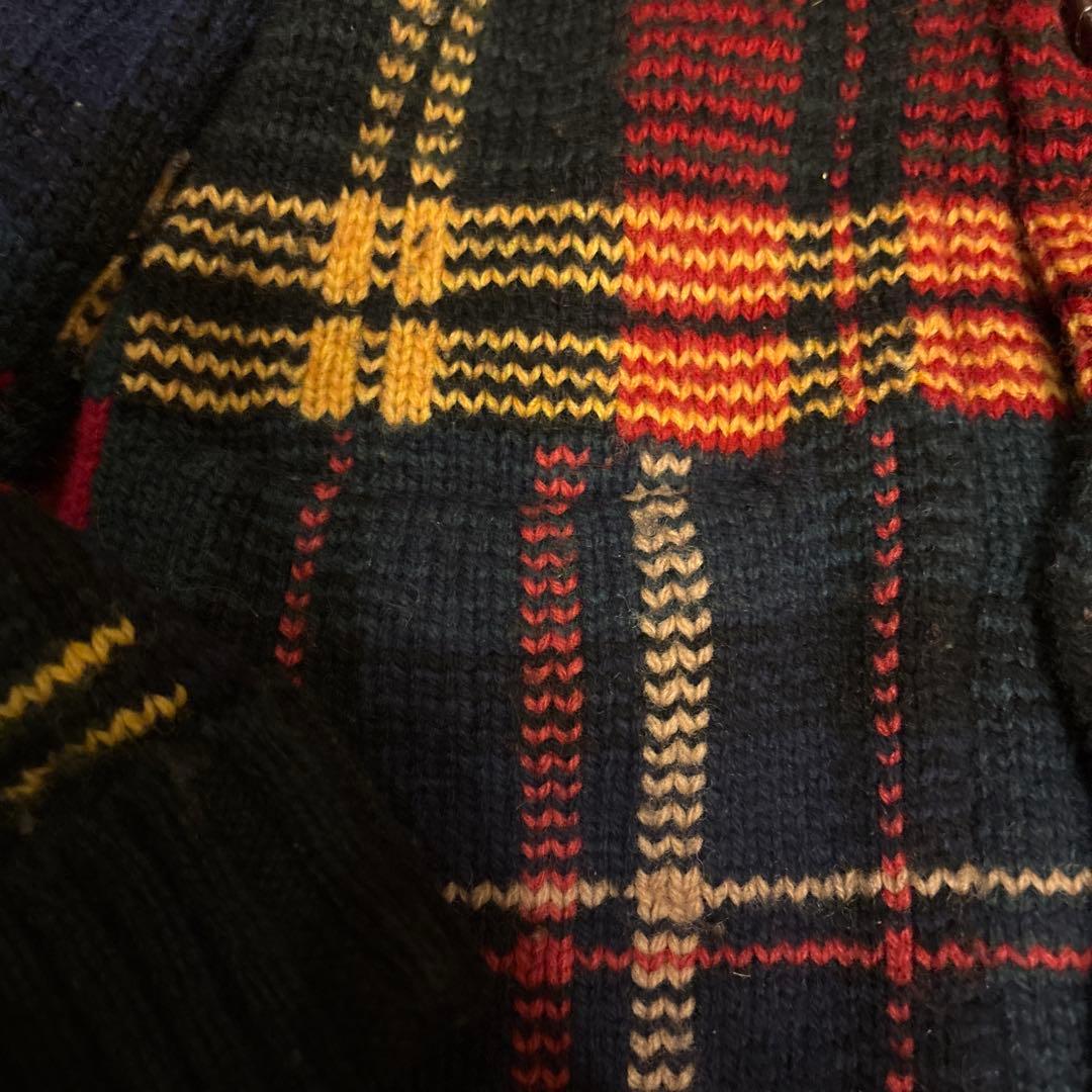 超希少 90sヴィンテージポロ ラルフローレン 120 カーディガン ナイガイ製