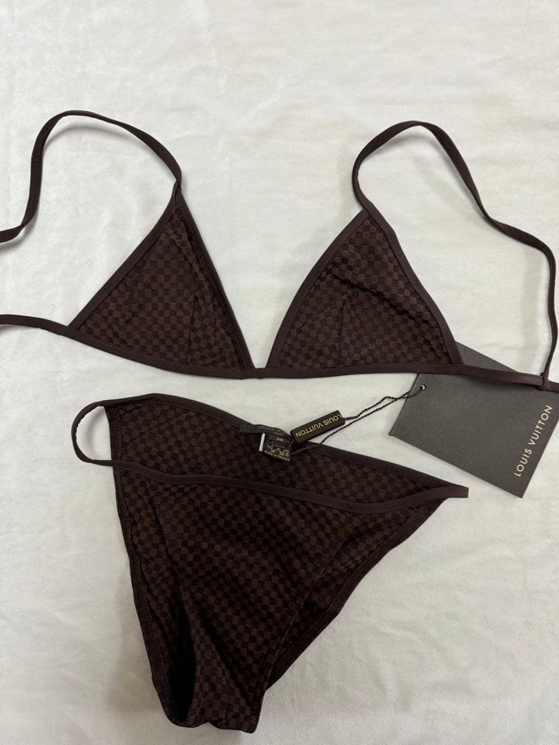 Louis Vuitton ダミエ柄ビキニ M
