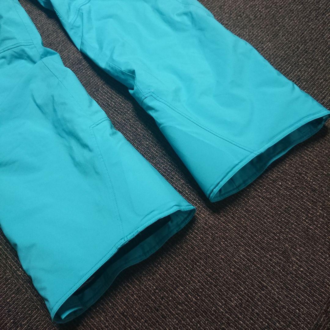 送料無料【MIZUNO】水色無地スキーパンツ L