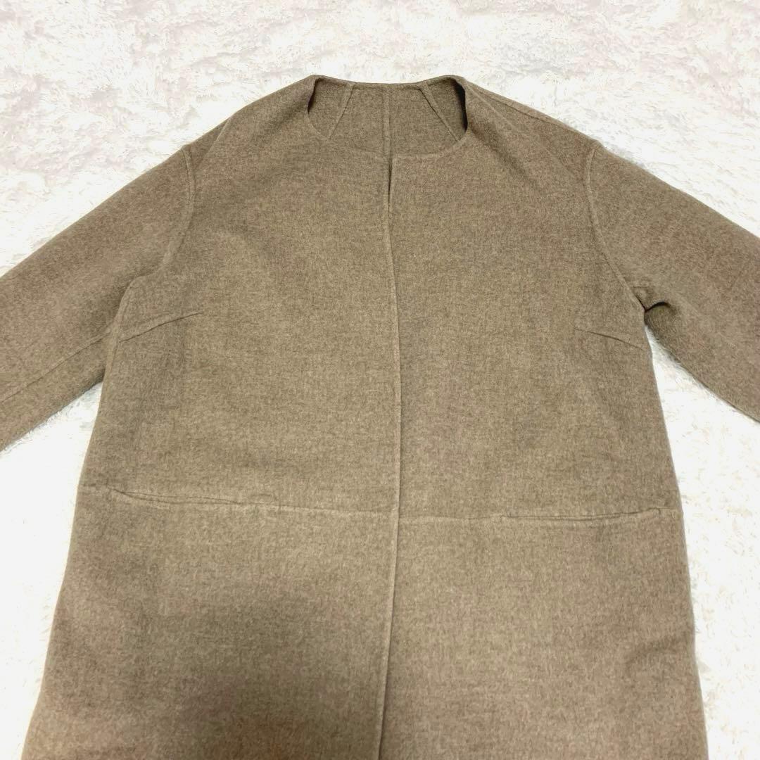 極美品✨ミューズドゥーズィーエムクラス リバーロングノーカラーコート