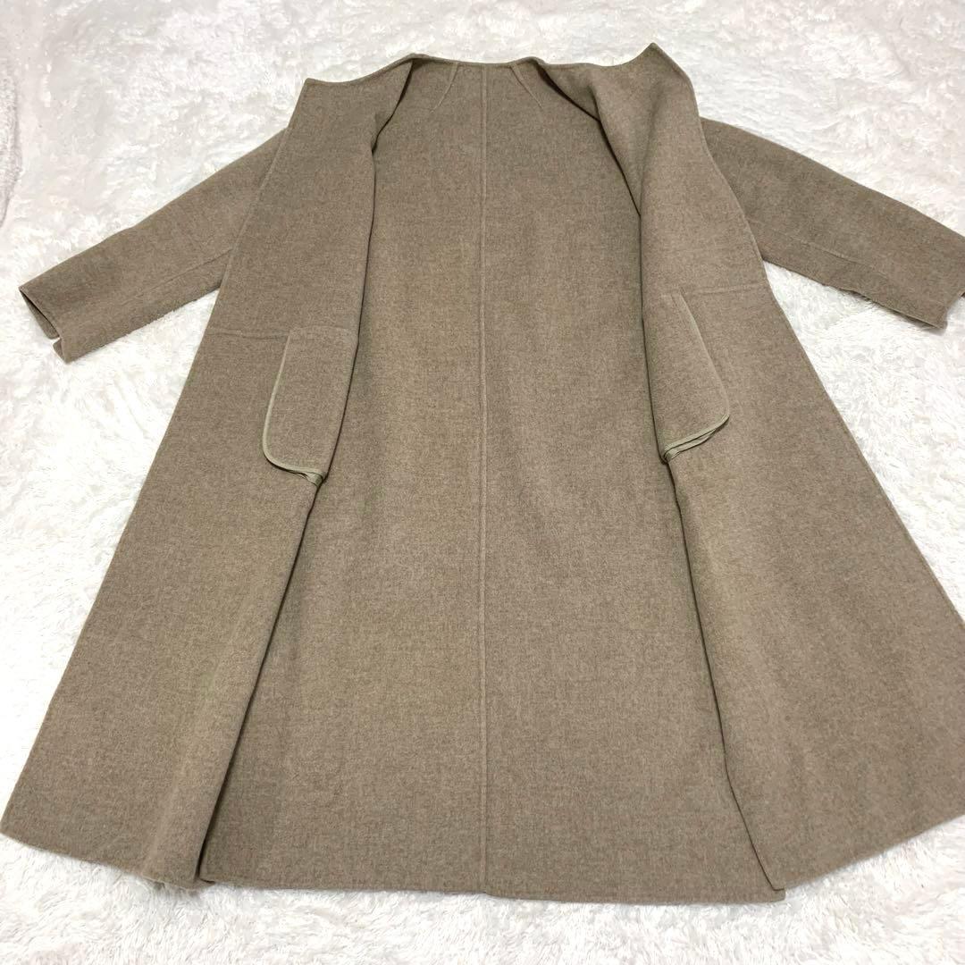 極美品✨ミューズドゥーズィーエムクラス リバーロングノーカラーコート