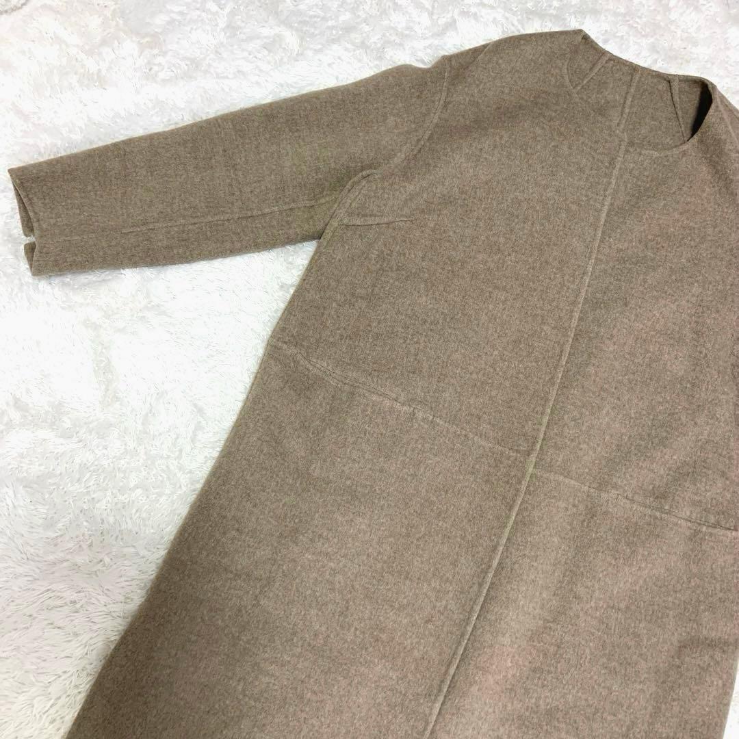 極美品✨ミューズドゥーズィーエムクラス リバーロングノーカラーコート