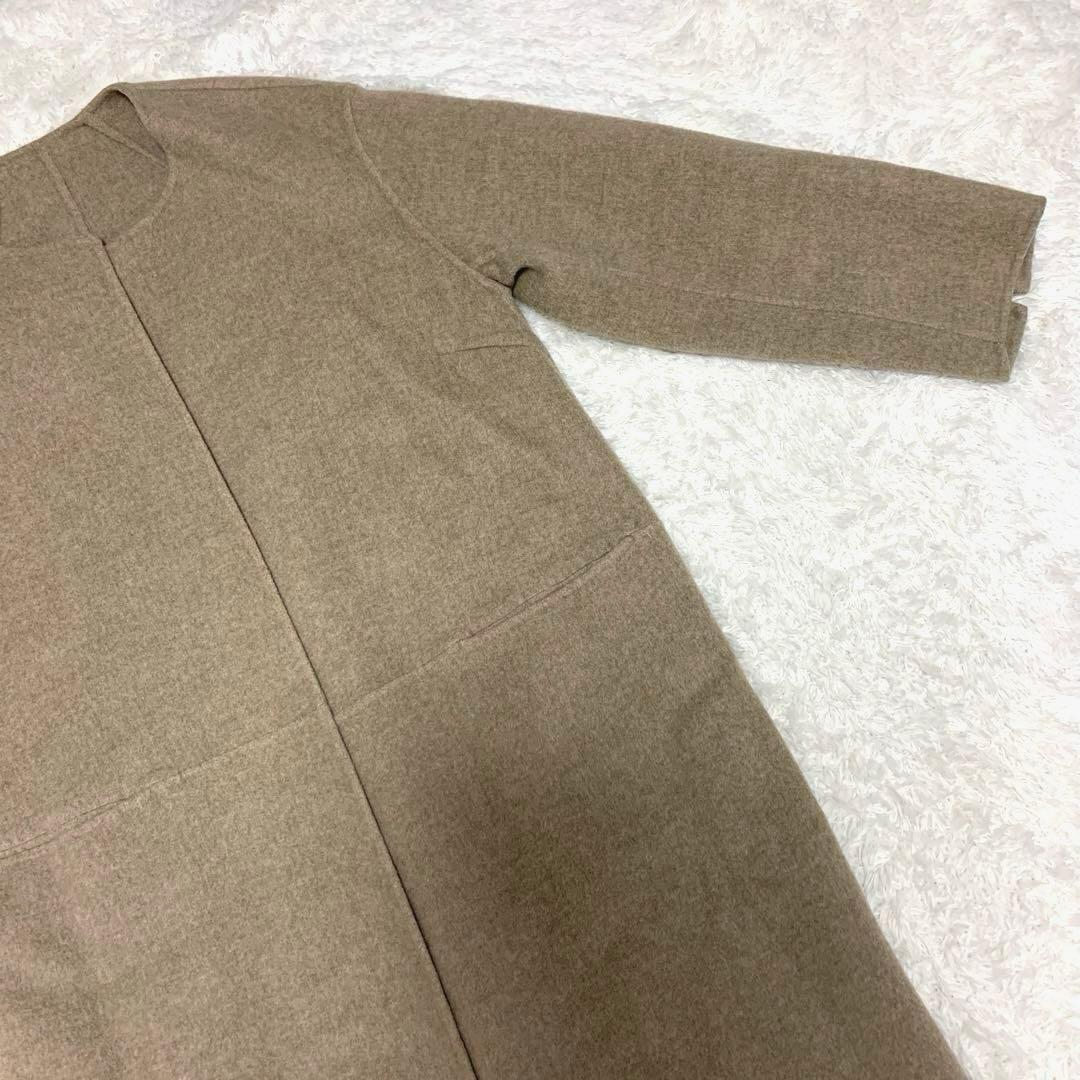 極美品✨ミューズドゥーズィーエムクラス リバーロングノーカラーコート