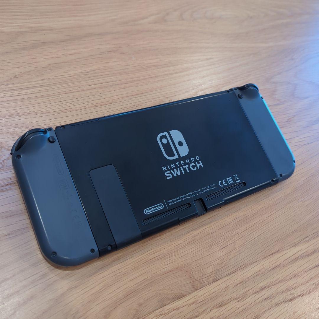 Nintendo Switch 2017初期型グレー本体セット 箱説明書 付属品