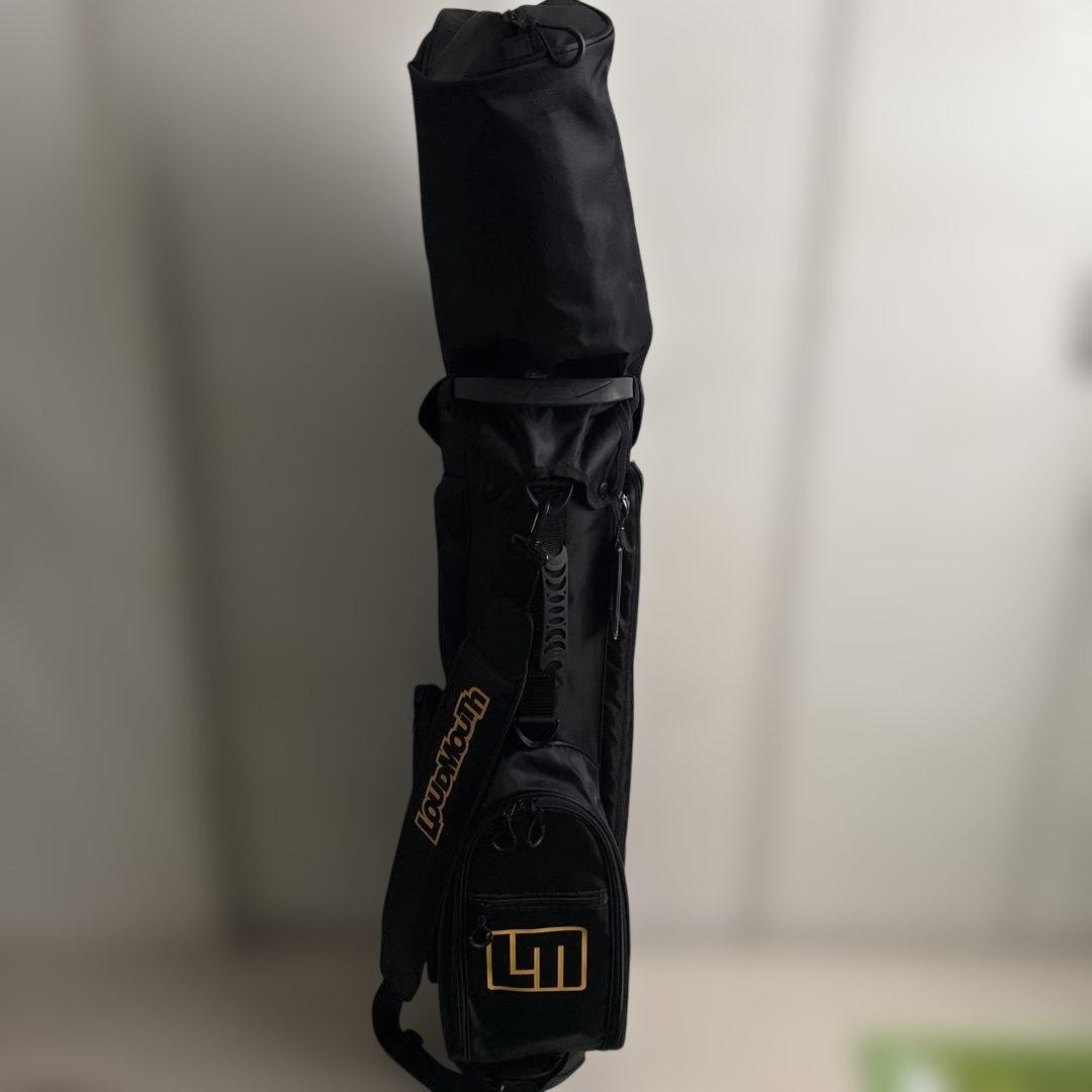り*ー様 送料込み！LoudMouth 黒 キャディバッグ スタンド付き