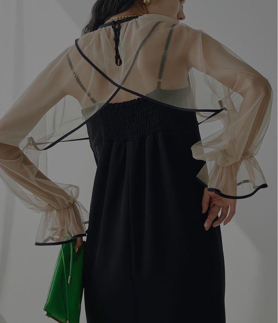 ワンピース Ameri VINTAGE MANY WAY AIRY VEIL DRESS