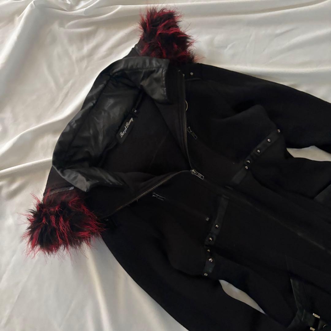 00's SEX POT ReVeNGe 裏起毛 ファーパーカー 地雷 y2k