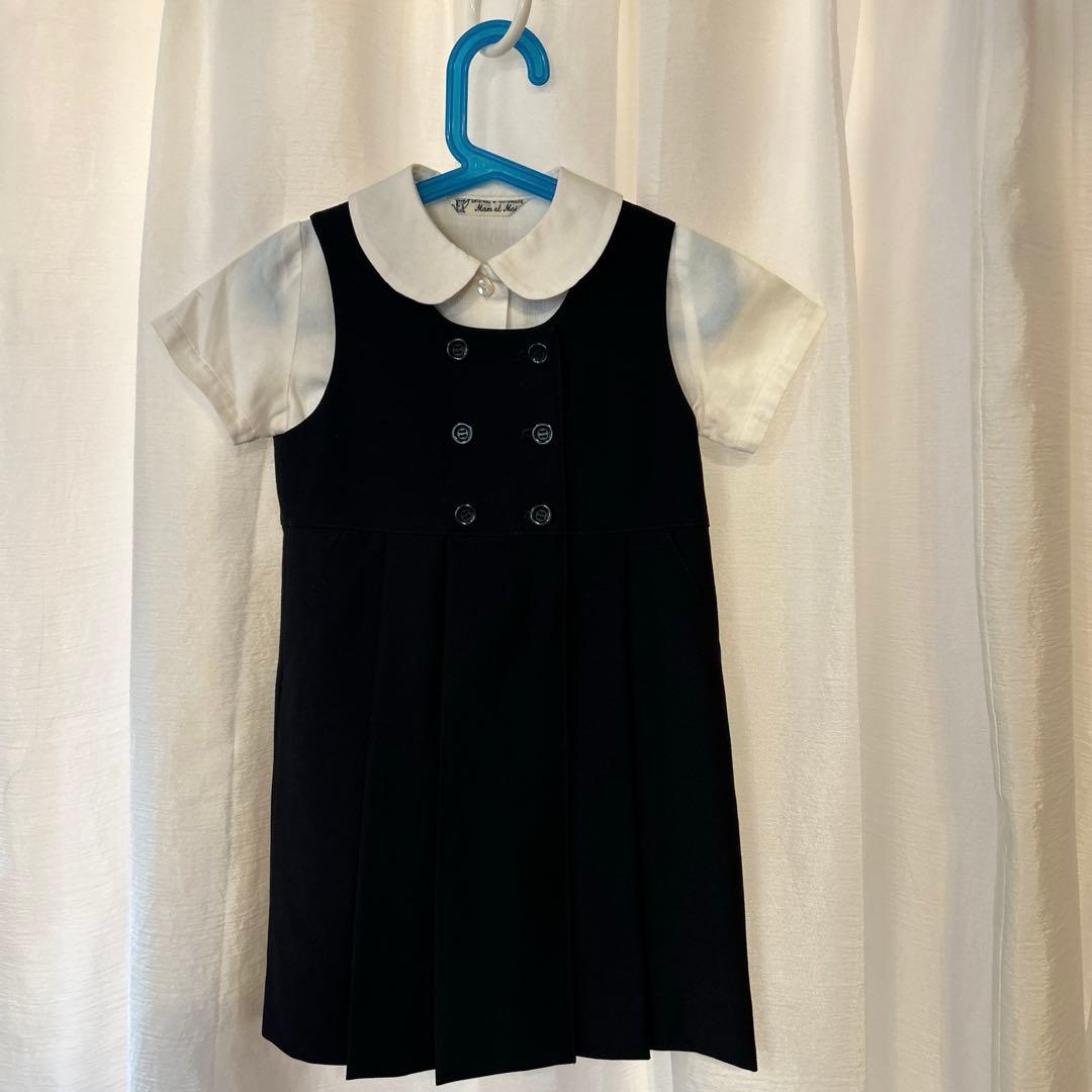 お受験　ミキハウス　フォーマルセット　ワンピース　ボレロ　ブラウス