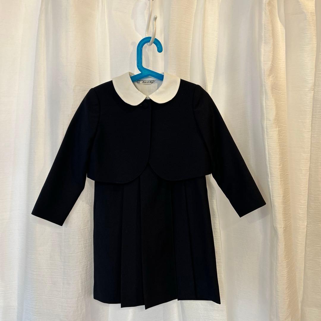 お受験　ミキハウス　フォーマルセット　ワンピース　ボレロ　ブラウス