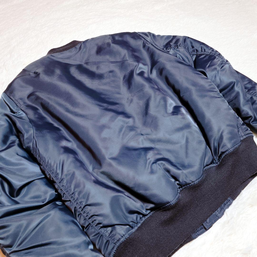 schott MA-1 ジャケット ネイビー 紺 復刻 M ショット