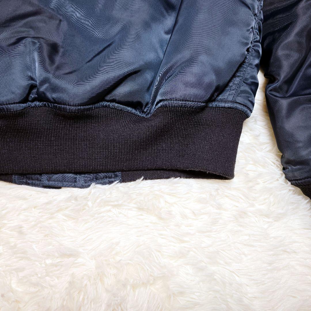 schott MA-1 ジャケット ネイビー 紺 復刻 M ショット