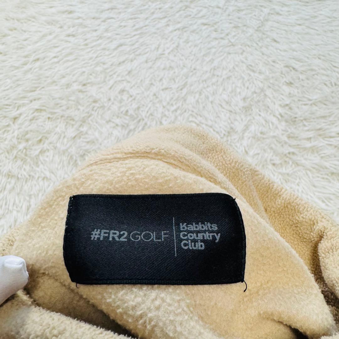 美品 FR2 GOLF エフアールツーゴルフ フリース L~XL メンズ 刺繍