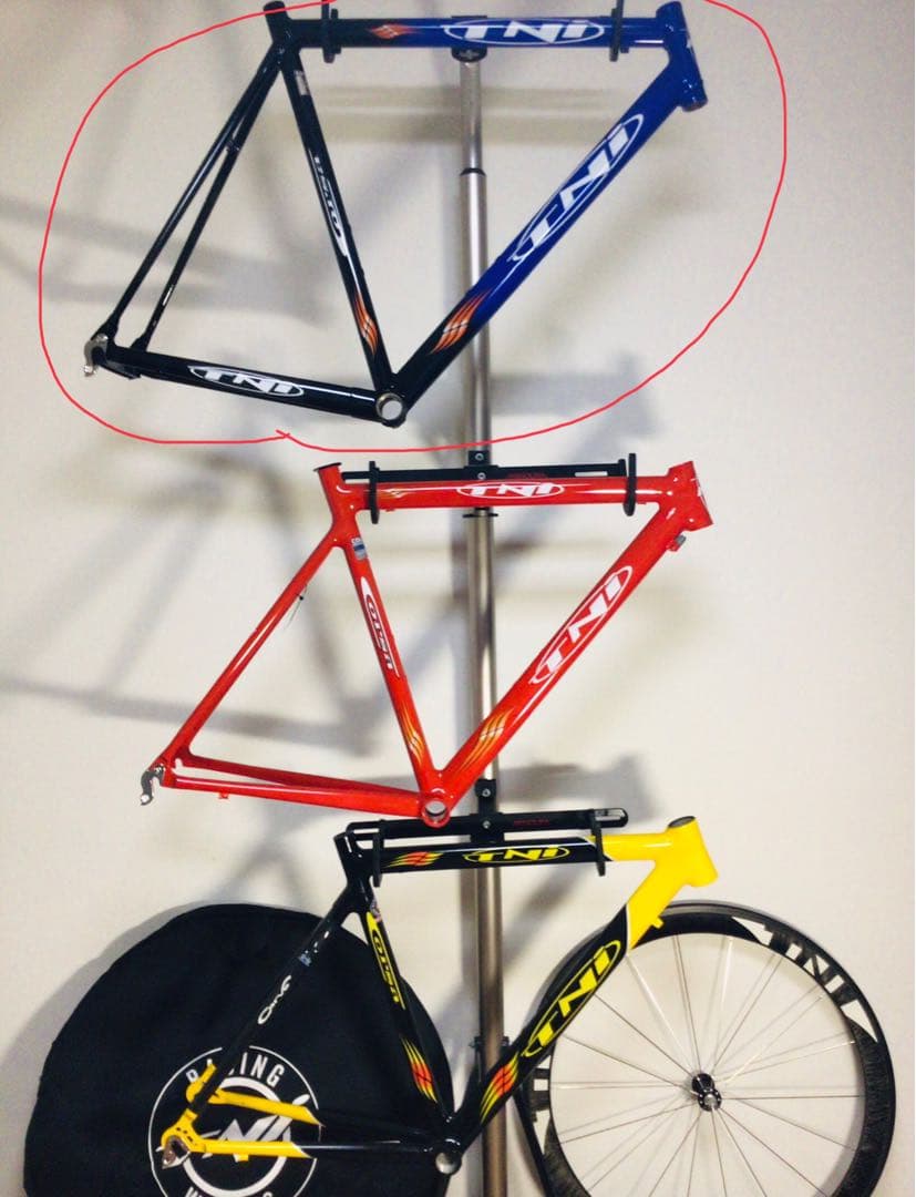 TNi アルミ&カーボン ロードバイクフレーム Corsa 未使用品 XL58❷