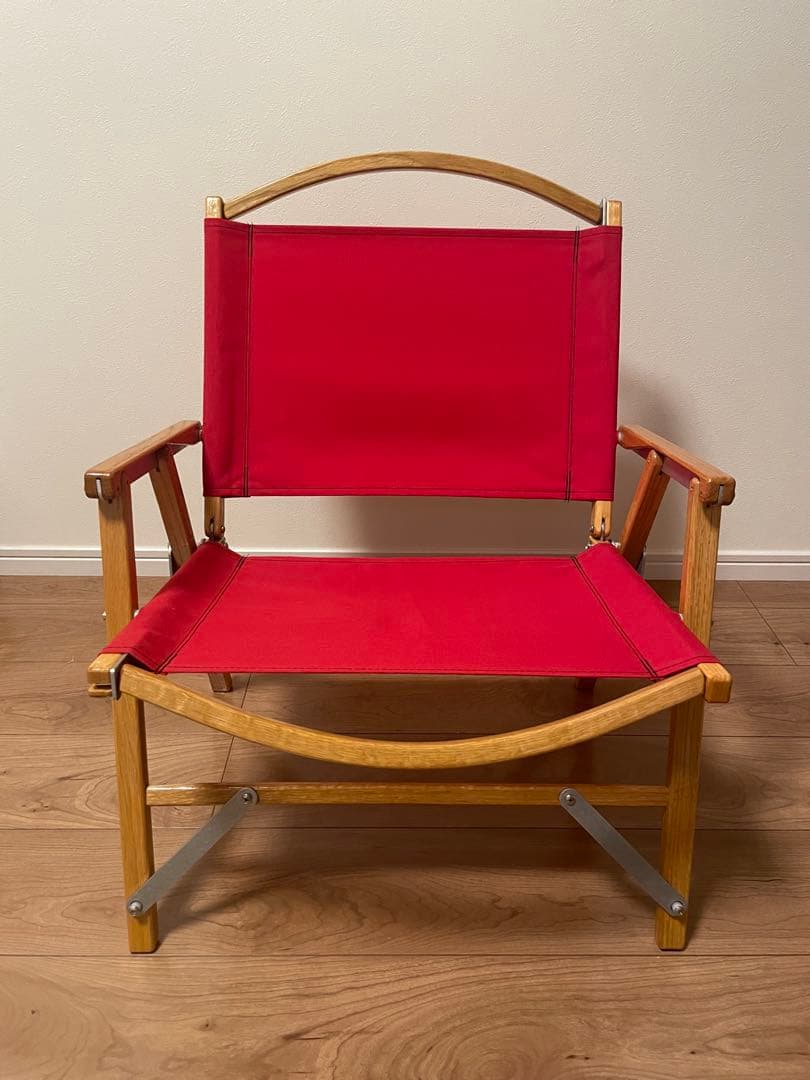 カーミットチェア スタンダード レッド アメリカ製 艶あり収納袋あり