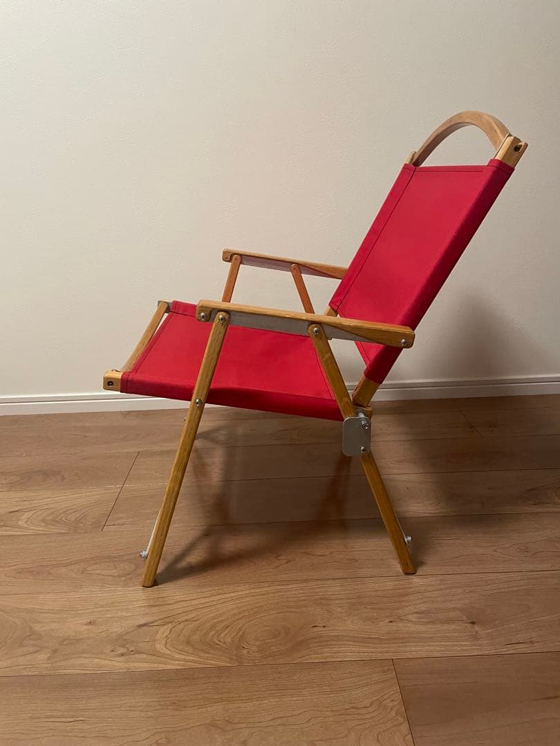 カーミットチェア スタンダード レッド アメリカ製 艶あり収納袋あり