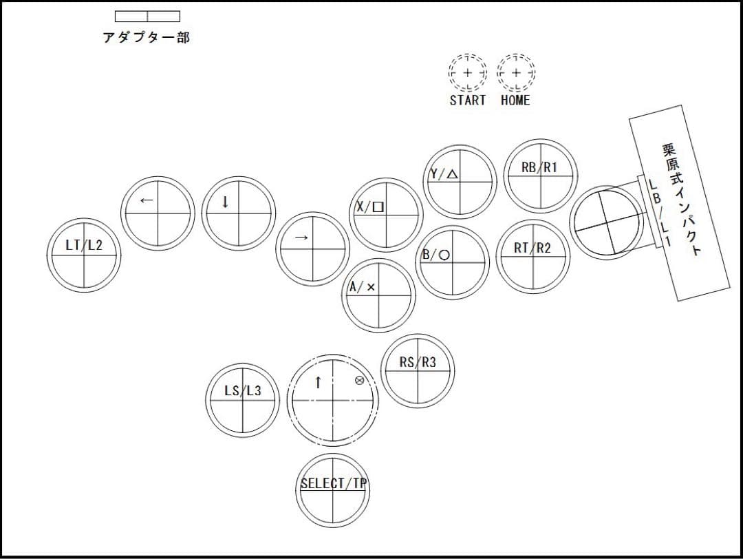 【ワンショット】レバーレスコントローラー　アケコン　マグネット開閉　増設　スト6