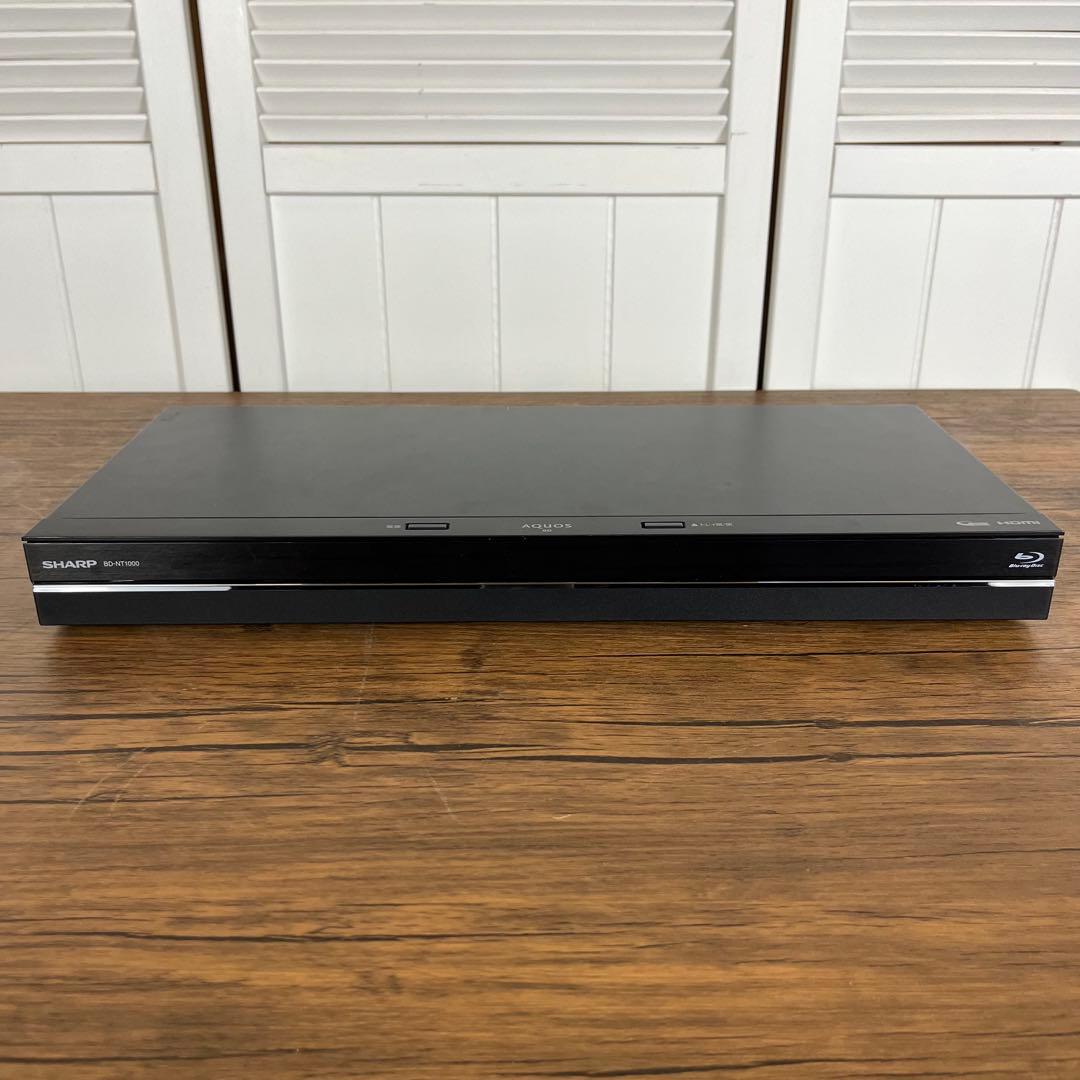 SHARP ブルーレイレコーダー　BD-NT1000 2016年製　リモコン付き