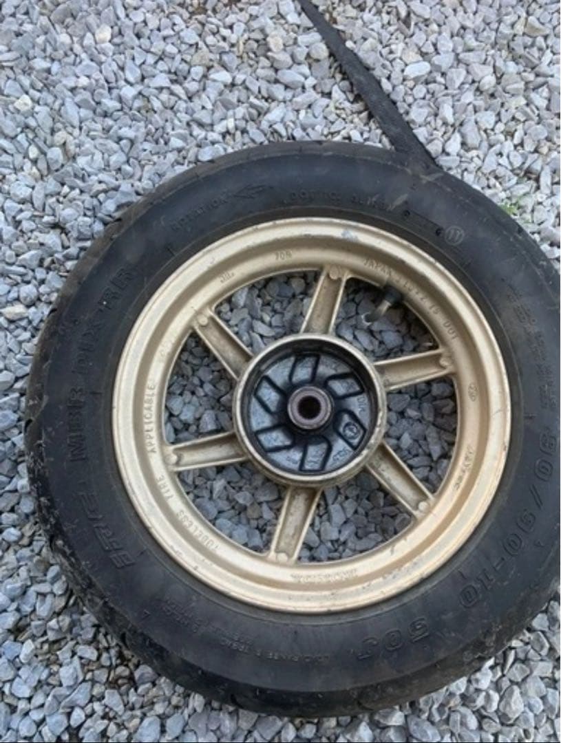 AF35 ライブディオZX フロントリア　足回り