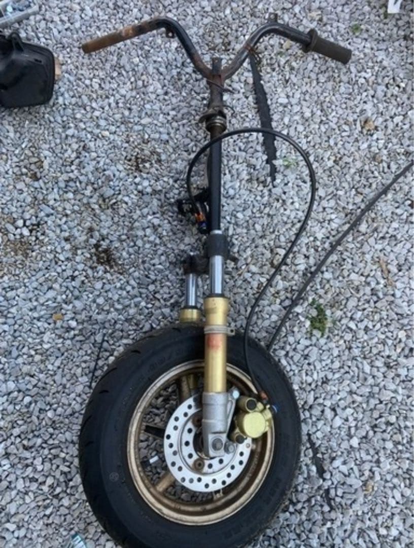 AF35 ライブディオZX フロントリア　足回り