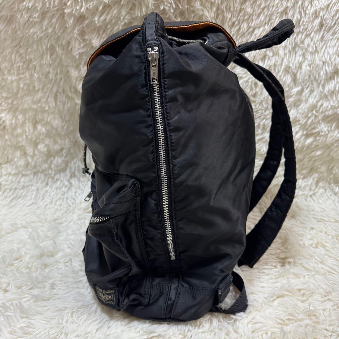 PORTER ポータータンカー　リュック　巾着　ナイロン　カラー(ブラック)