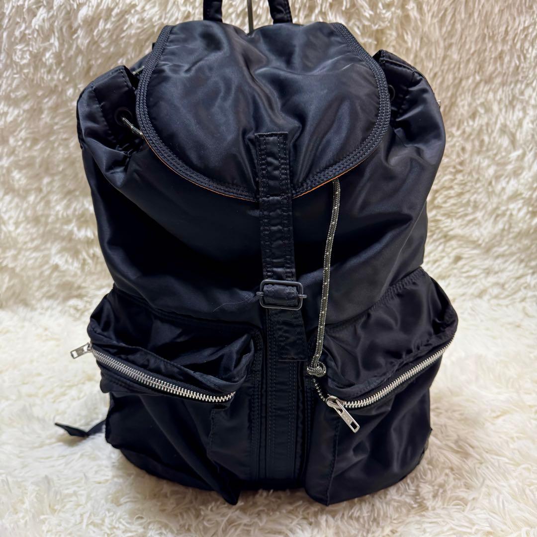 PORTER ポータータンカー　リュック　巾着　ナイロン　カラー(ブラック)