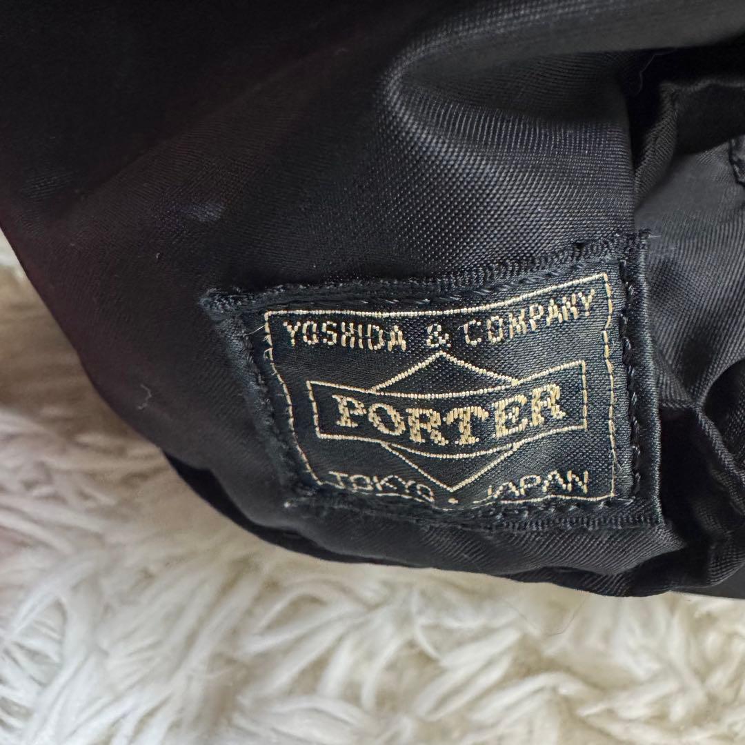 PORTER ポータータンカー　リュック　巾着　ナイロン　カラー(ブラック)
