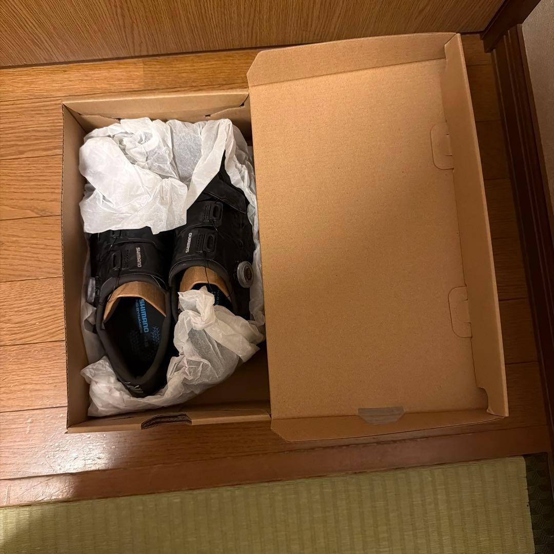 SHIMANO RX6 ブラック カモフラージュ シューズ