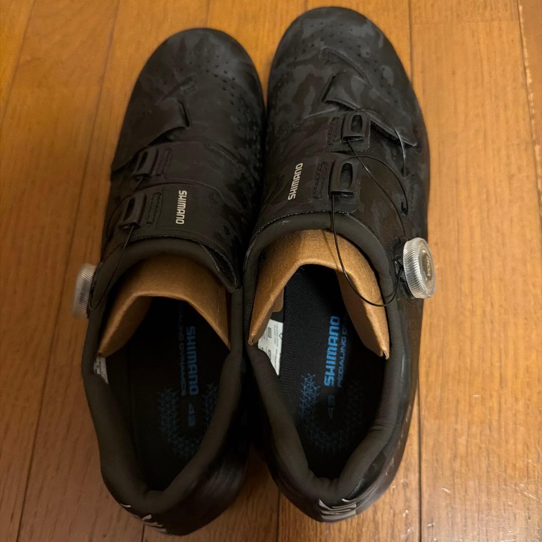 SHIMANO RX6 ブラック カモフラージュ シューズ
