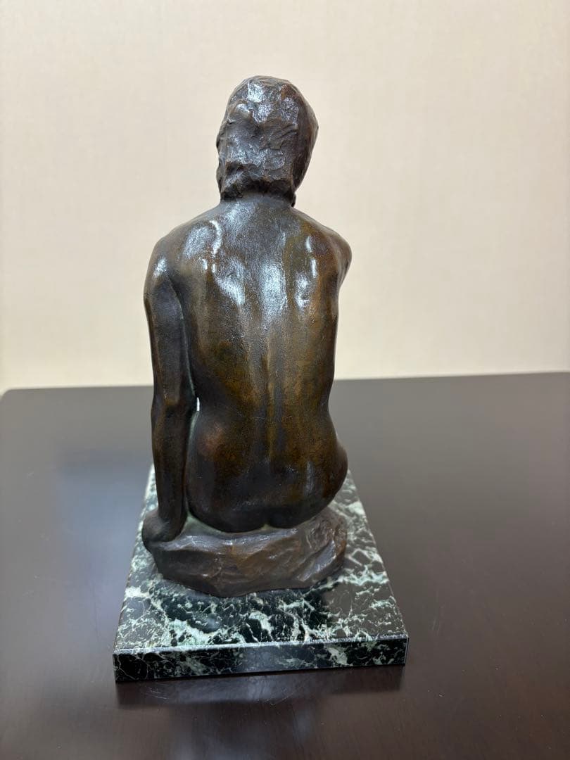 山本稚彦　ブロンズ像　「裸婦像」