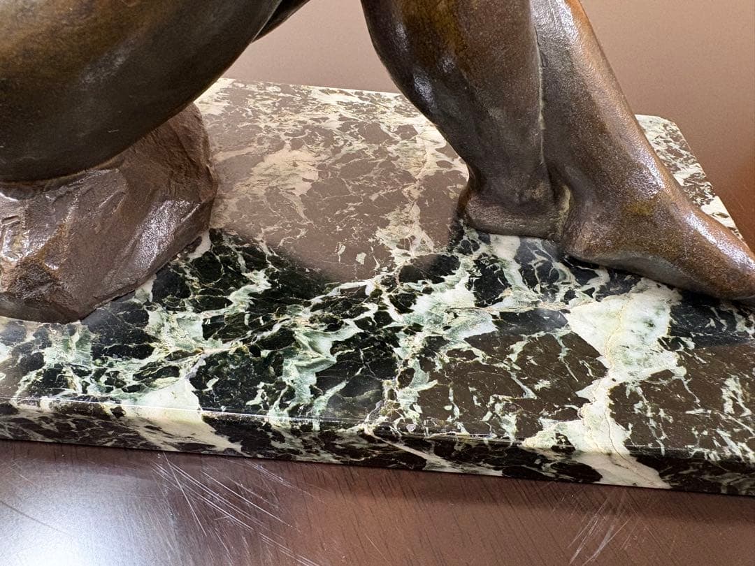 山本稚彦　ブロンズ像　「裸婦像」