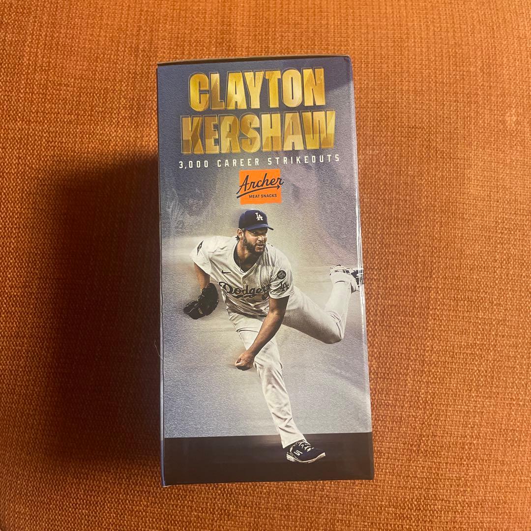 ボブルヘッド　クレイトン・カーショー 3000奪三振 フィギュア