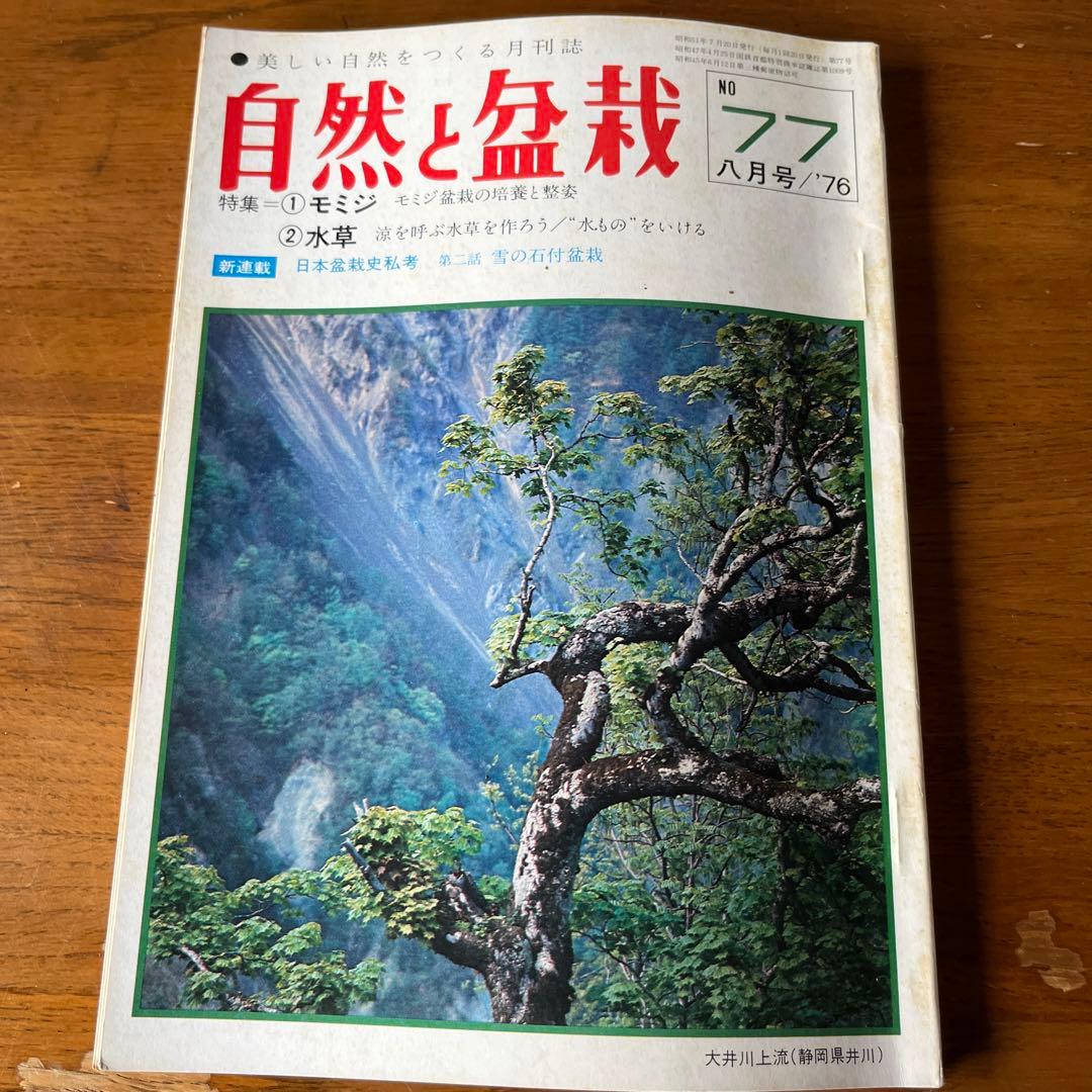 自然と盆栽70号〜104号（1976年〜1978年）35冊