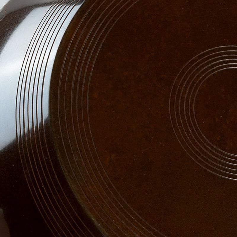 茶道具　高井陵雲造　唐銅　桐紋彫　建水　共箱　C　9434